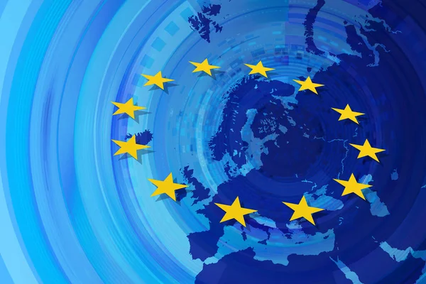Hintergrund Flagge Der Europäischen Union — Stockfoto