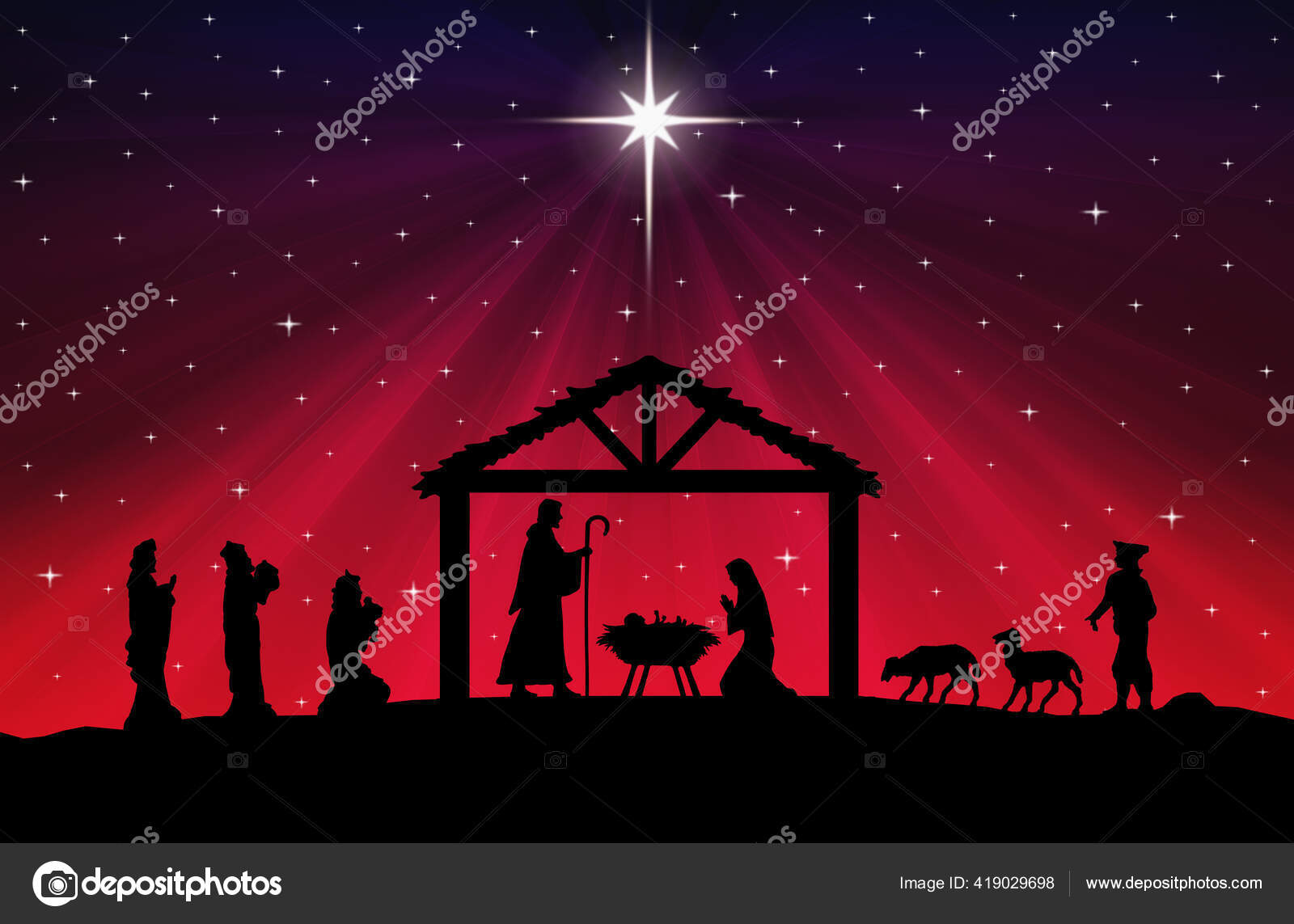Christmas Nativity Background Images