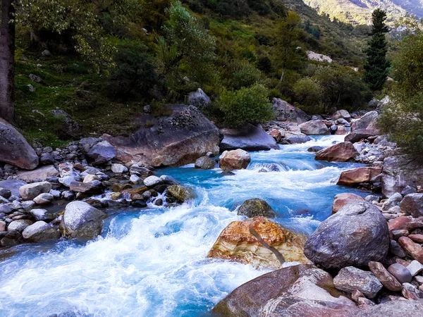 Vista Del Paisaje Del Río Beas Río Himachal Pradesh —  Fotos de Stock