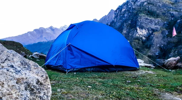 Himalayalar Güzel Bir Kamp Manzarası — Stok fotoğraf