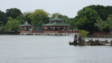 Görünüm Peyzaj Bahçe Zhongshan Park Shantou, Çin