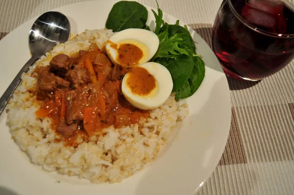 Gente Tailandesa Preparando Cocinando Alimentos Creativos Fusión Para Cenar Sala — Foto de Stock