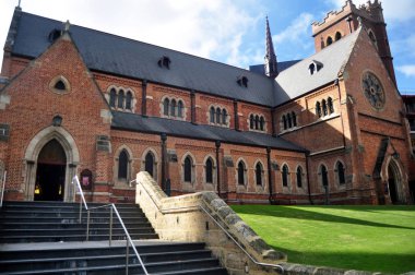 St George's Cathedral Avustralya insanlar ve yabancı yolcuları için seyahat ve saygı Perth, Avustralya dua ziyaret etti