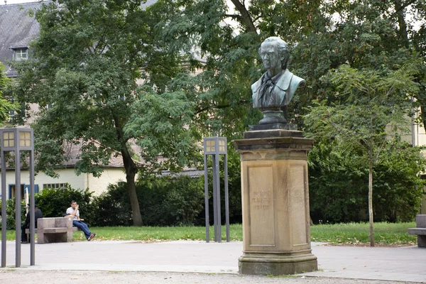 Estatuas Del Profesor Friedrich Magnus Schwerd Para Viajeros Alemanes Extranjeros —  Fotos de Stock