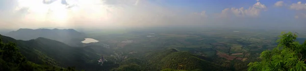 Panorama Montagna Khao Wong Phrachan Nel Distretto Huay Pong Khok — Foto Stock