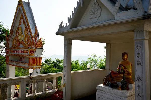 Wat Khao Wong Phra Chan Oder Khok Samrong Tempel Auf — Stockfoto