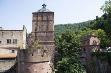 İç ve dekor Heidelberg Castle ve Alman halkı ve gezgin için Heidelberger Schloss adlı Alman ziyaret edin ve Heidelberg, Almanya'nın 25 Ağustos 2016 üzerinde seyahat