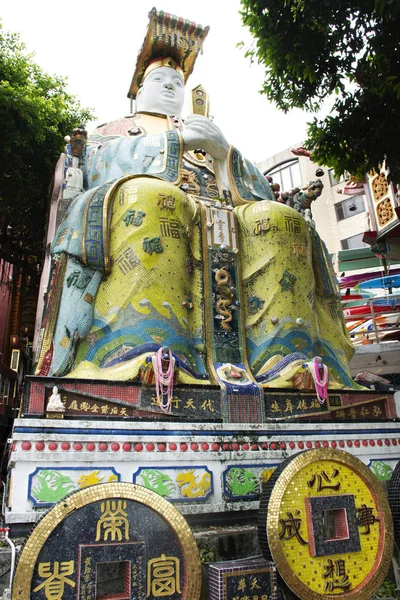 Goddess Sea Mazu God Statues People Visit Respect Pray Tin — Stock Photo, Image