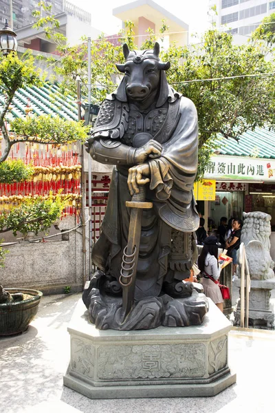 Traditionelle Zwölf Chinesische Tierkreiszeichen Statue Für Menschen Reisen Besuch Und — Stockfoto