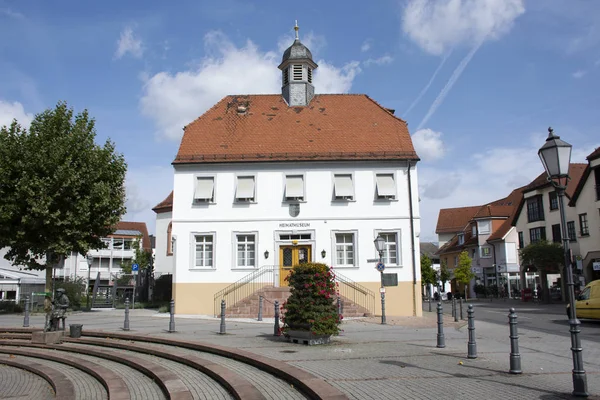 Heimatmuseum Sandhausen Ayuntamiento Viejo Parque Público Platz Del Hurón Jalá — Foto de Stock