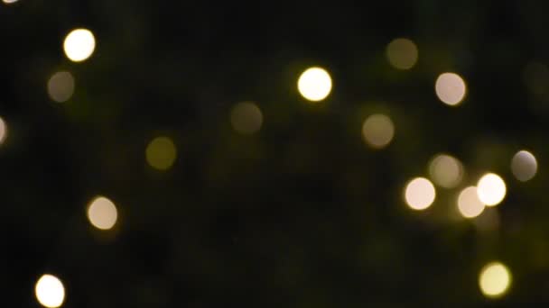 Ruch Kolorowe Bokeh Led Lingthing Ogrodzie Targ Uliczny Jarmark Nakhon — Wideo stockowe