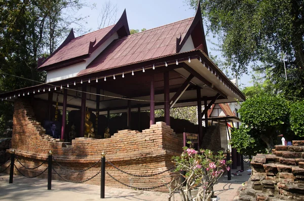 Buda Heykelleri Ubosot Içinde Resim Veya Tay Insanlar Wat Pho — Stok fotoğraf