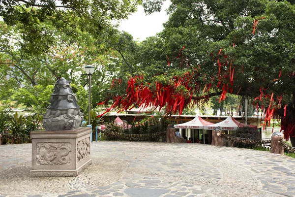 Schildkröten- oder Schildkrötenstatue für Chinesen und Ausländer — Stockfoto