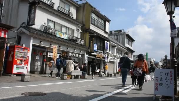 Tokio Japan Maart Japanse Mensen Buitenlander Reiziger Loop Winkelen Reis — Stockvideo