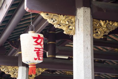 Dekorasyon tasarımı ve lamba çin tarzı çatı pagoda g