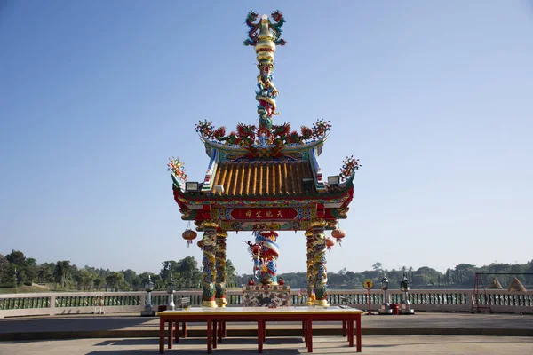 Сан Чао Пу Я китайский храм или прадедушка и дедушка — стоковое фото