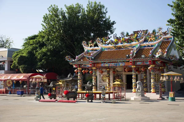 Templo chino de San Chao Pu Ya o bisabuelo y abuela — Foto de Stock