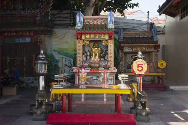 Templo chino de San Chao Pu Ya o bisabuelo y abuela — Foto de Stock