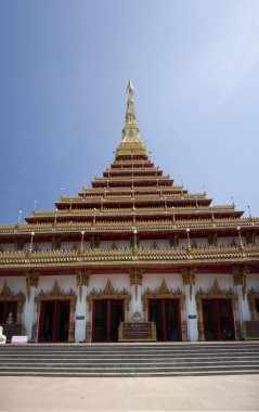 Phra Mahathat Kaen Nakhon pagoda Wat Nong Waeng tapınağında th