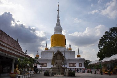 Phra Bu Nadoon Chedi veya Na Dun Pagoda Tayland insanlar için seyahat v