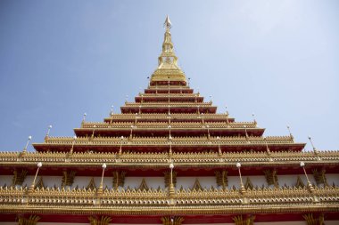 Phra Mahathat Kaen Nakhon pagoda Wat Nong Waeng tapınağında th