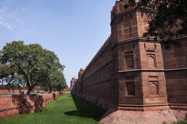 Ancien'deki Unesco Dünya Mirası Listesi'nden Red Fort veya Lal Qila