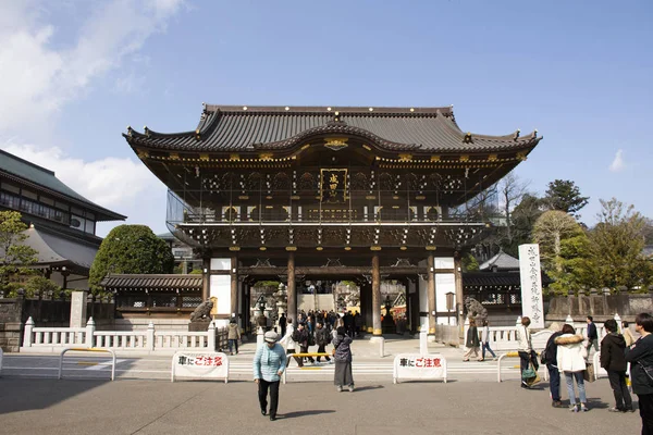 Templo Naritasan Shinshoji en la ciudad de Narita para los japoneses y — Foto de Stock