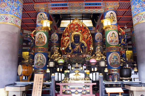 Estatua de Fudo Myoo o Acala en Daitou o Gran Pagoda de la Paz para ja — Foto de Stock