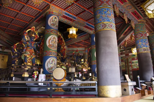 Estatua de Fudo Myoo o Acala en Daitou o Gran Pagoda de la Paz para ja — Foto de Stock