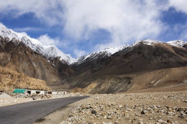 Himalayalar ile Diskit - Türk Dağları arasındaki manzarayı görüntüle 