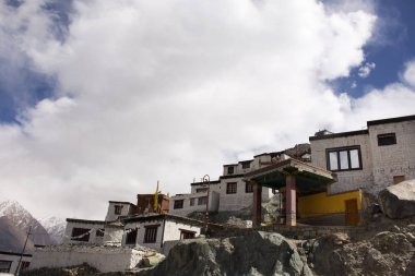 Diskit Manastırı Galdan Tashi Chuling Gompa in Hunder veya Hundar 