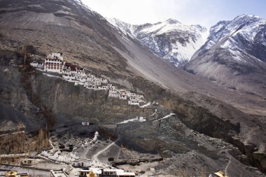 Diskit Manastırı Galdan Tashi Chuling Gompa in Hunder veya Hundar 
