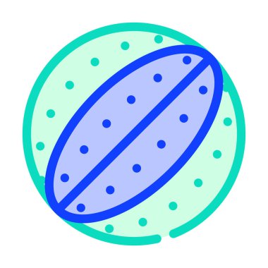 Köpek rengi ikon vektör illüstrasyonu için çiğneme topu