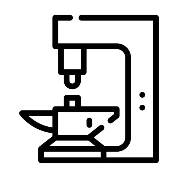 Automatische Schmiedelinie Icon Vektor isolierte Illustration — Stockvektor