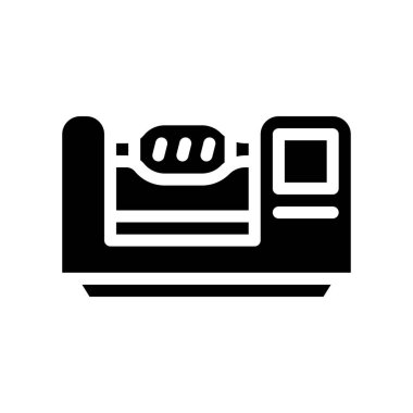 teçhizat kabartma simgesi vektör izole resimleme