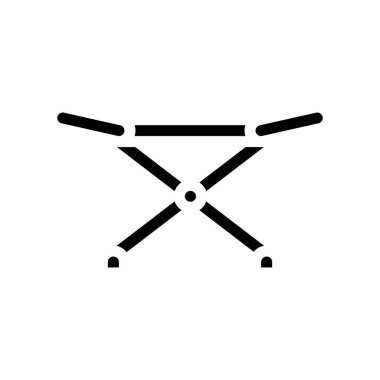 giysi kurutma kabartma simgesi vektörü izole resimleme