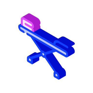 izometrik ikon vektör resimlemesi için pano