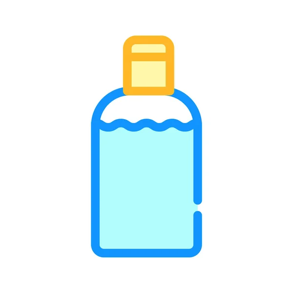 Desinfektion Gel Flasche Farbe Symbol Vektor Abbildung — Stockvektor
