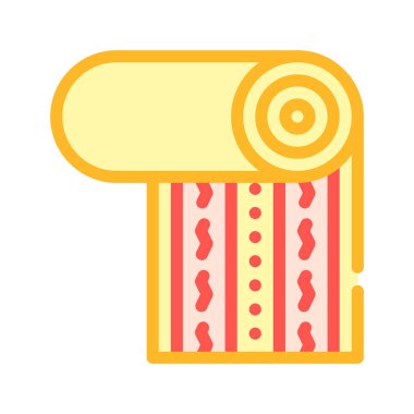 Duvar kağıdı yenileme renk ikonu vektörü izole çizimi