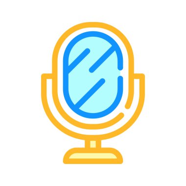 aksesuar renk simgesi vektörü izole resimleme