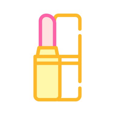 ruj güzelliği aksesuar renk vektör illüstrasyonuName