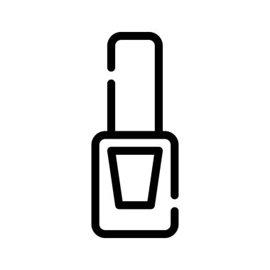 Tırnak cilası çizgisi çizimi izole edildi