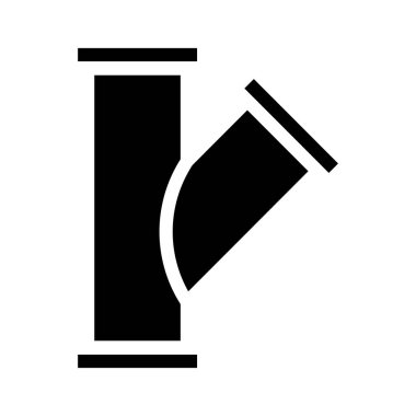 boru onarım simgesi vektör çizimi izole edildi