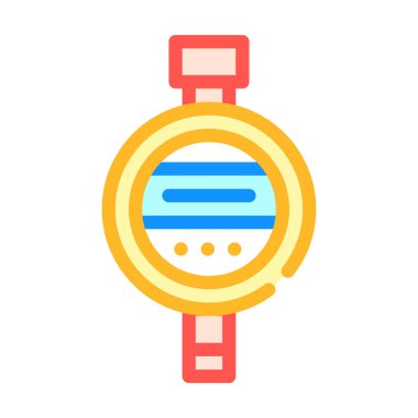 sertlik metre ya da durometre renk vektör resimlemesi