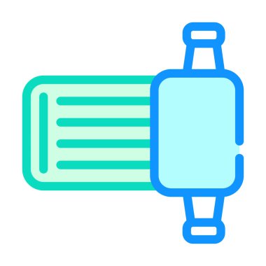 Sulama aracı renk ikonu vektörü izole resimleme