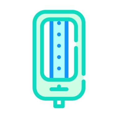 sulandırma sistemi aracı detay renk vektör illüstrasyonu