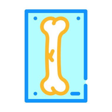 crack kemik x-ray renk vektör çizimi