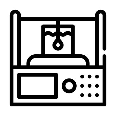 alkol metre çizgi simgesi vektörü izole illüstrasyon