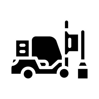 yığın sürücüsü simgesi vektörü izole edilmiş illüstrasyon