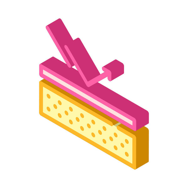 sunscreen protective skin layer isometric icon vector illustration